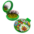 Pylones Aynalı Katlanabilir Saç Fırçası - Lady Retro - Printemps