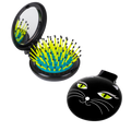 Pylones Aynalı Katlanabilir Saç Fırçası - Lady Retro - Black Cat