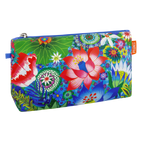 Pylones Makyaj Çantası - Zip Glam - Fleurs d'eau