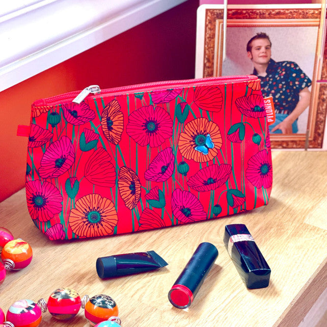 Pylones Makyaj Çantası - Zip Glam - Coquelicots