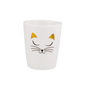 white cat tazzina