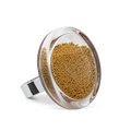 Gold Cachou Medium Billes
