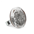 Silver Cachou Medium Paillettes