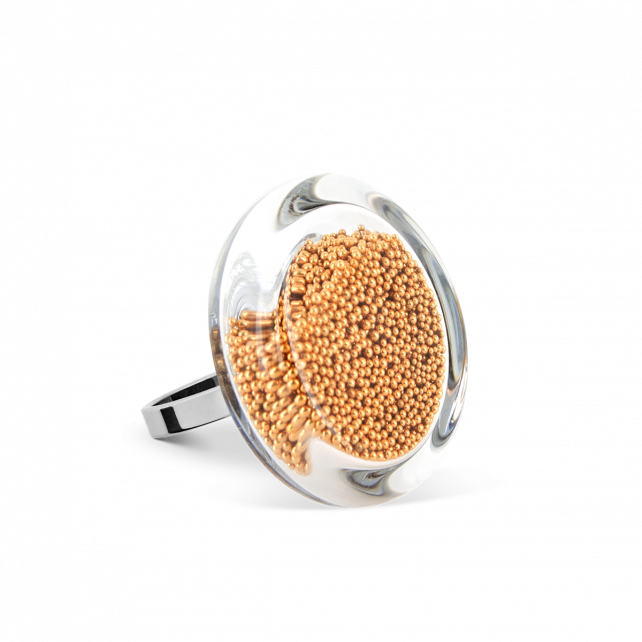 Gold Cachou Mini Billes