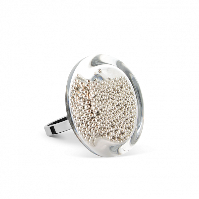 Silver Cachou Mini Billes