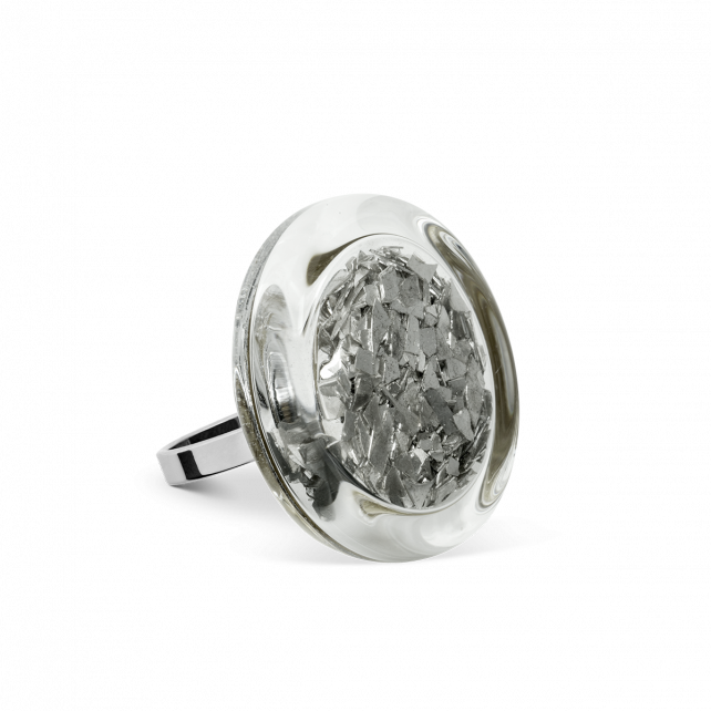 Silver  Cachou Mini Paillettes
