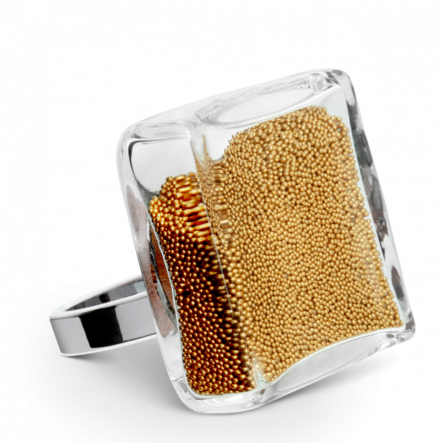 Gold  Carré Giga Billes
