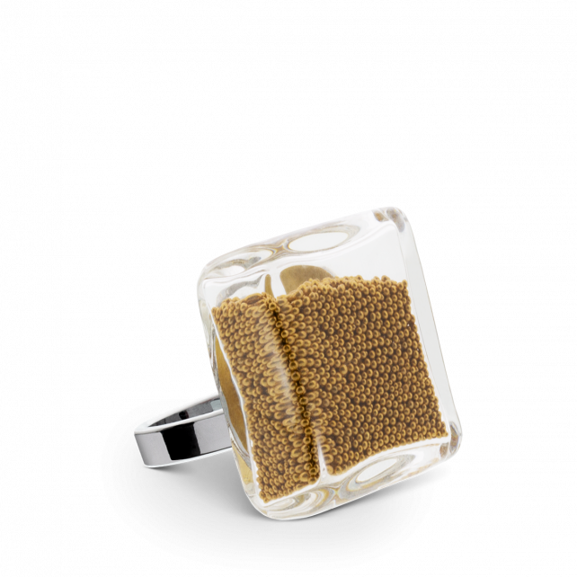 Gold Carré Mini Billes