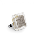Silver Carré Mini Billes