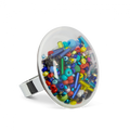Gökkuşağı Galet Medium Mix Perles