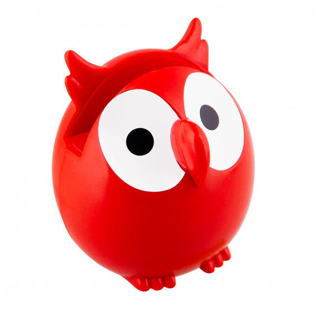 Pylones Gözlük Tutucu - Owl - Kırmızı