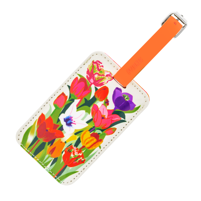 Pylones Valiz / Çanta Etiketi - Voyage - Tulipes