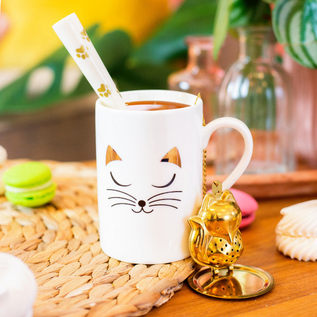 White Cat Kupa Bardak