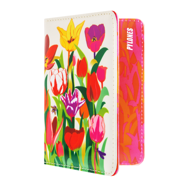 Pylones Pasaport Kılıfı - Voyage - Tulipes