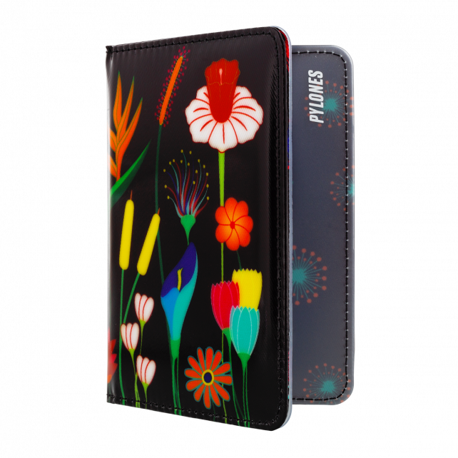 Pylones Pasaport Kılıfı - Voyage - Jardin fleuri