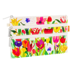 Pylones 3 Fermuarlı Çanta - Zip It - Tulipes