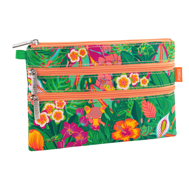 Pylones 3 Fermuarlı Çanta - Zip It - Tropical