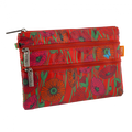 Pylones 3 Fermuarlı Çanta - Zip It - Coquelicots