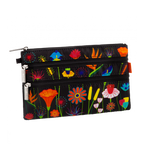 Pylones 3 Fermuarlı Çanta - Zip It - Jardin Fleuri