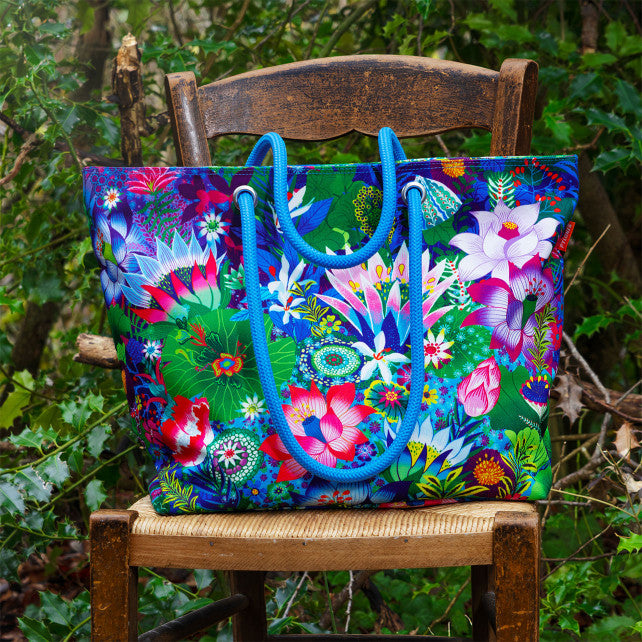 Pylones Alışveriş Çantası - My Daily Bag - Fleurs d'eau