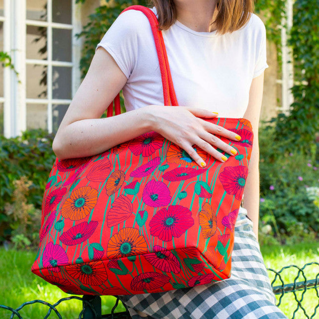 Pylones Alışveriş Çantası - My Daily Bag - Coquelicots