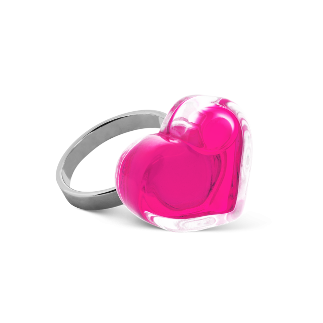 Fuşya Coeur Nano transparent
