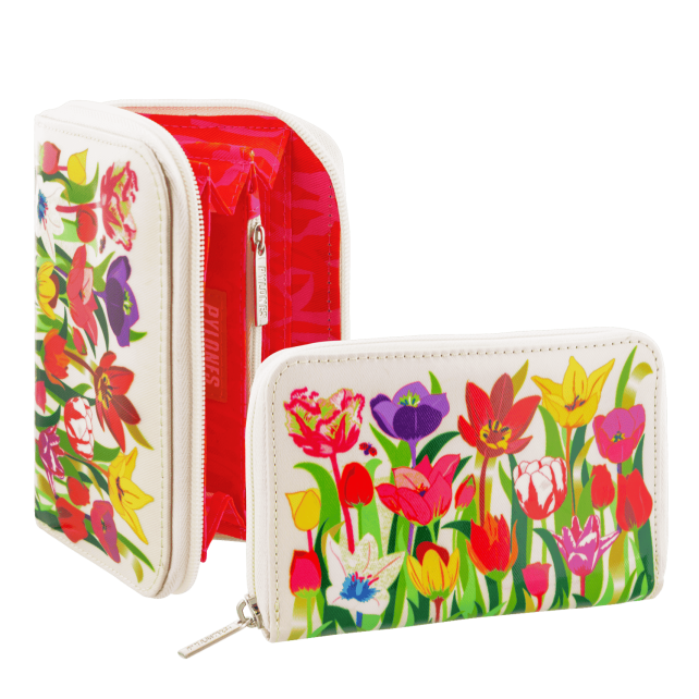 Pylones Orta Boy Cüzdan - Voyage - Tulipes