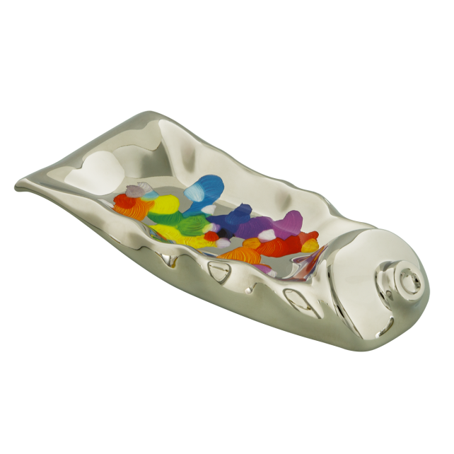 Pylones Dekoratif Düzenleyici - Drop Art - Chrome Silver