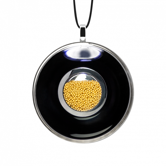 Gold Siyah Kolye Duo Medium