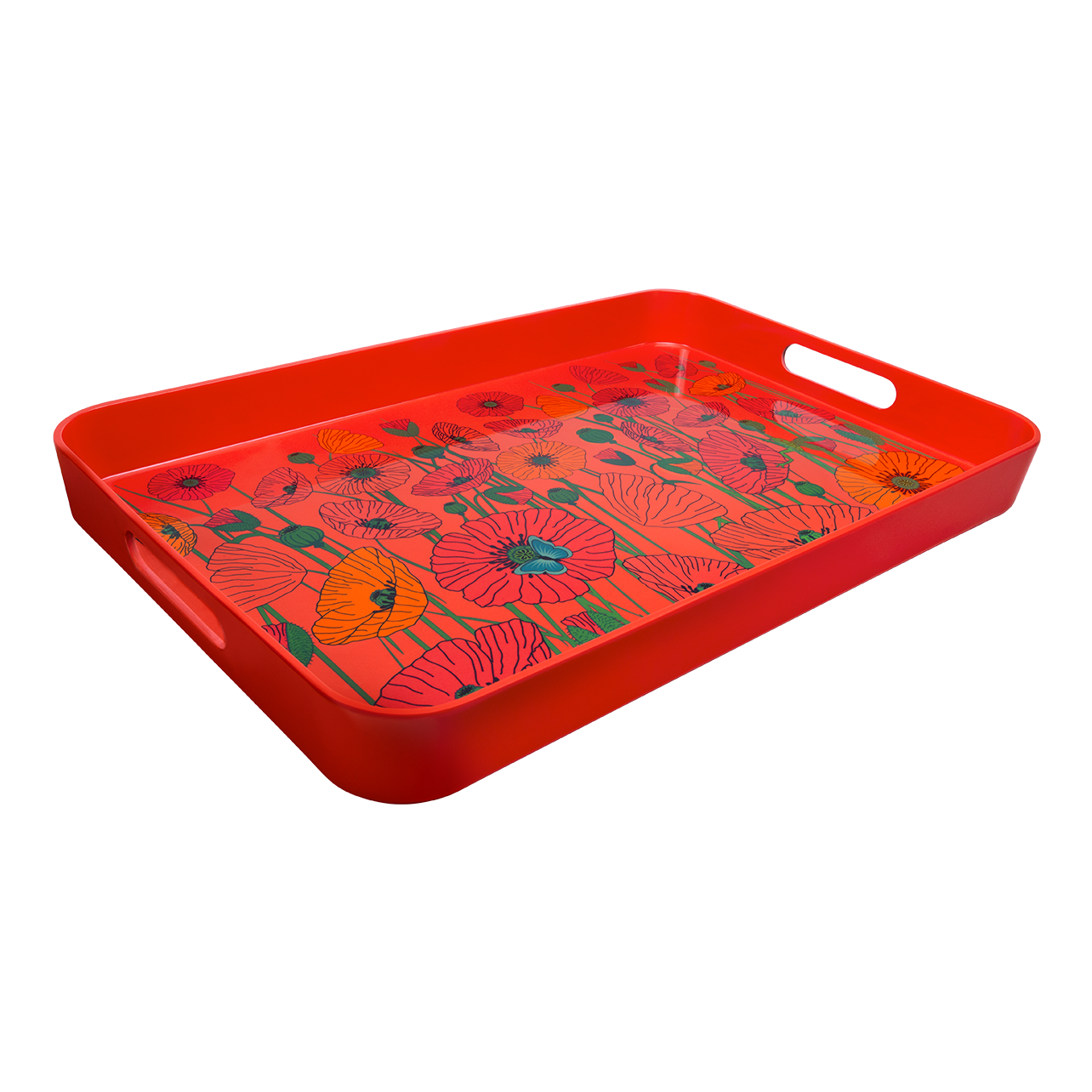 Coquelicots Pylones Servis Tepsisi Ürün Görseli - 1