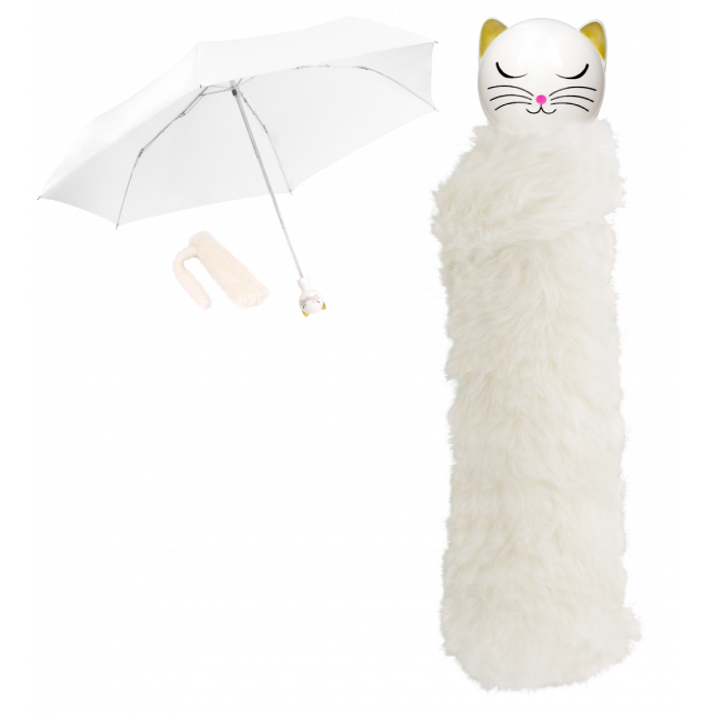 Beyaz Kedi Şemsiye