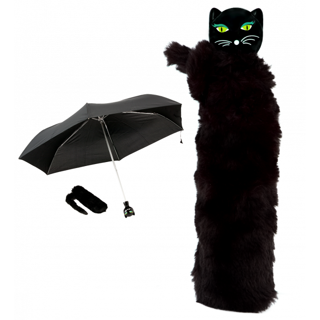 Siyah Kedi Şemsiye