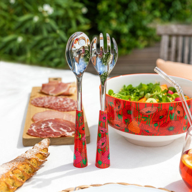 Pylones Servis Seti - Banquet - Coquelicots