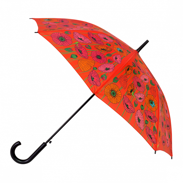 Coquelicots Baston Şemsiye