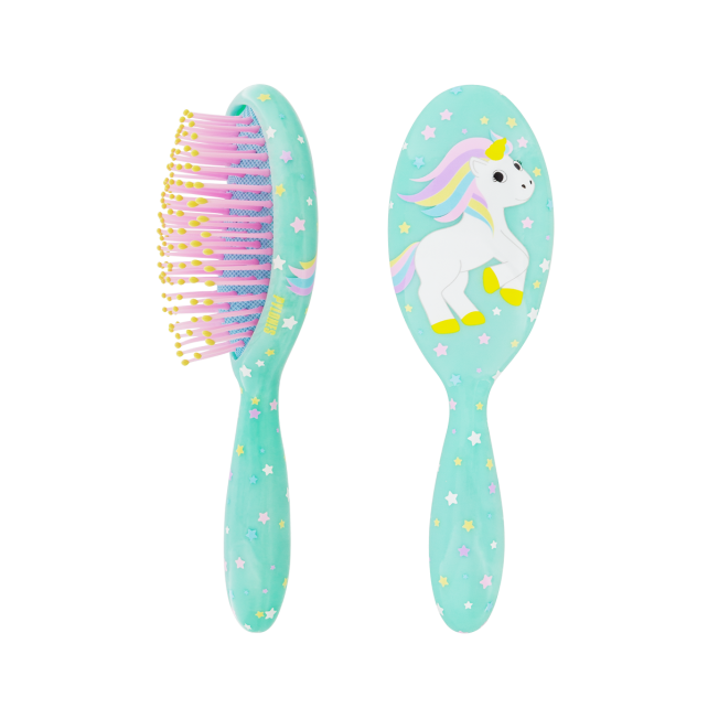 Pylones Saç Fırçası / Tarak - Küçük - Ladypop - Unicorn Turquoise