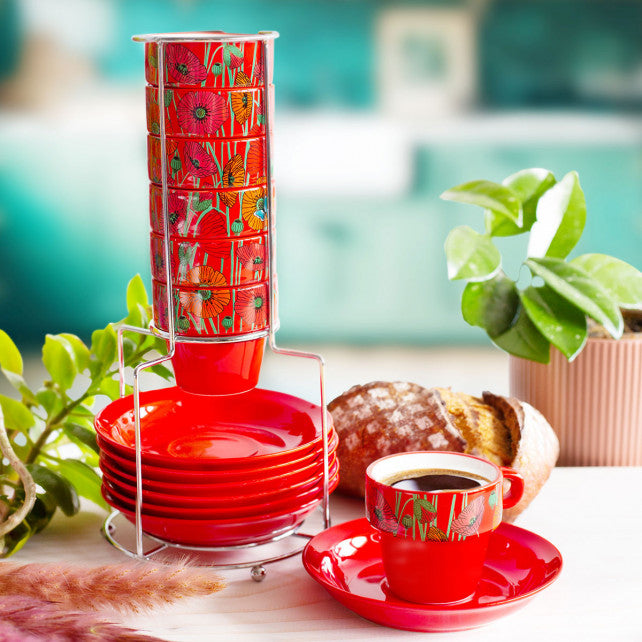 Coquelicots Espresso Bardağı