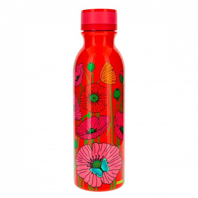 Pylones Termos 600 ml - Medium Keep Cool Bottle - Coquelicots