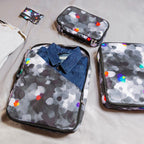 Pylones 3'lü Seyahat Çantası Seti - Travel Organizer - Black Palette