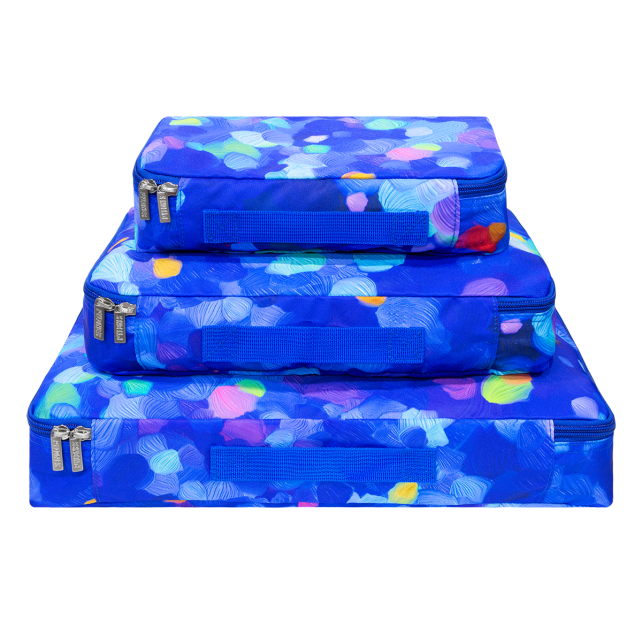 Pylones 3'lü Seyahat Çantası Seti - Travel Organizer - Blue Palette