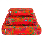 Pylones 3'lü Seyahat Çantası Seti - Travel Organizer - Coquelicots