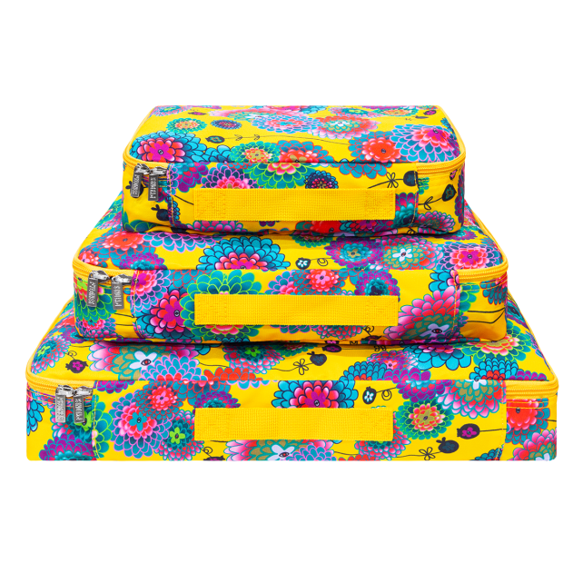 Pylones 3'lü Seyahat Çantası Seti - Travel Organizer - Dahlia