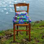 Pylones 3'lü Seyahat Çantası Seti - Travel Organizer - Fleurs d'eau