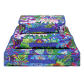 Pylones 3'lü Seyahat Çantası Seti - Travel Organizer - Fleurs d'eau
