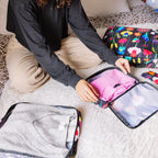 Pylones 3'lü Seyahat Çantası Seti - Travel Organizer - Jardin fleuri