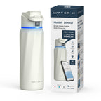 WaterH Boost Akıllı Termos - Hidrasyon Takibi Yapan, Yalıtımlı 0.95 L Akıllı Su Şişesi - Beyaz